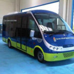 Autobús estacionado de Autocares de Molina