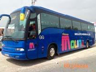 Autocares de Molina 60 Plazas Bus Azul